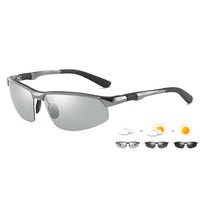Photochromic Polarized Chameleon Sunglasses - Male Change Color Sunglasses-Sunglasses-Golonzo