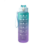 1L Water Bottle With Time Marker-Water Bottles-Golonzo