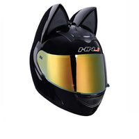 Removable Cat Ear Motorcycle Helmet-Motorcycle Helmets-Golonzo