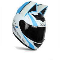 Removable Cat Ear Motorcycle Helmet-Motorcycle Helmets-Golonzo