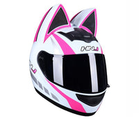 Cat Ear Motorcycle Helmet-Motorcycle Helmets-Golonzo