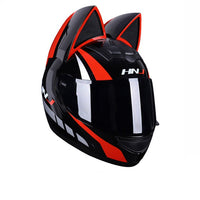 Cat Ear Motorcycle Helmet-Motorcycle Helmets-Golonzo