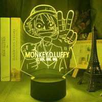 Monkey D Luffy Night Light Led Color Changing Atmosphere-LED light Bulbs-Golonzo