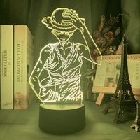 Monkey D Luffy Night Light Led Color Changing Atmosphere-LED light Bulbs-Golonzo