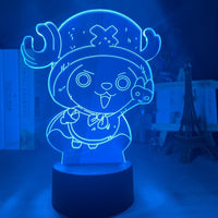 Monkey D Luffy Night Light Led Color Changing Atmosphere-LED light Bulbs-Golonzo