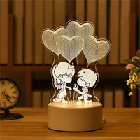 Romantic 3D Lamp-Lamps-Golonzo