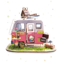 DIY House with Furniture Children Adult Miniature Wooden Doll House-Toys-Golonzo