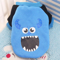 Cartoon Puppy Dog Hoodie Sweatshirt Winter Pet Clothes for Small Dogs-Dog Supplies-Golonzo