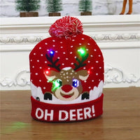 Christmas Theme LED Beanies-Hats-Golonzo