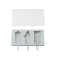 Silicone Ice Cream Mold with Cover Animals Shape Jelly Form Maker-Kitchen Slicers-Golonzo