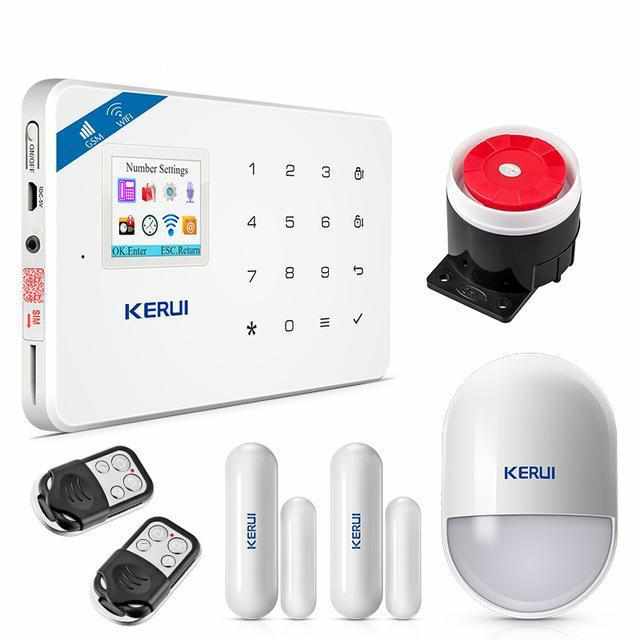 W18 Wireless Home Security Alarm System - Wifi GSM IOS/Android APP SMS Alarm For Home Security-Home Alarm Systems-Golonzo