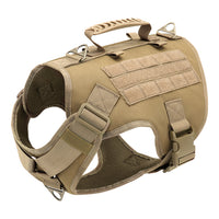 Tactical Dog Harness - Military Training Dog Vest-collar and harness-Golonzo