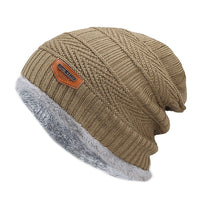 Fashion knitted Winter Hats - Thick and warm Soft Knitted Beanies-Hats-Golonzo