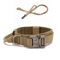 Military Pet Collar Leash - Durable Tactical Dog Collar Leash Set Adjustable-Pet Collars & Harnesses-Golonzo