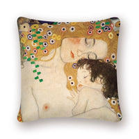 Oil Painting Cushion Cover Gold Pattern Print Pillow Case Vintage-Pillow Case and Shams-Golonzo
