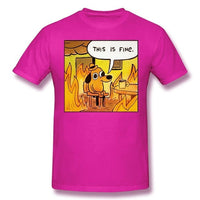 This is Fine Shirt But We Are On Fire - Unisex-Shirts and Tops-Golonzo