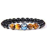 12 Zodiac Signs Charm Natural Stone Beads Bracelets-Bracelets-Golonzo