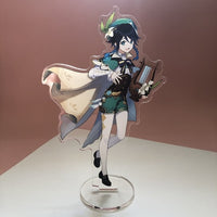 Genshin Impact Figure Stand Model Plate Desk Decor-keychain-Golonzo