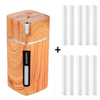 Portable Mini Humidifier Wood Grain 300ML Ultrasonic Car-Air Conditioner-Golonzo