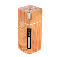 Portable Mini Humidifier Wood Grain 300ML Ultrasonic Car-Air Conditioner-Golonzo
