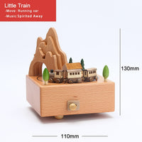 Landmark Musical Wooden Box-Music Boxes-Golonzo