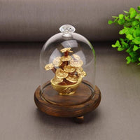 Feng Shui Fortune tree Gold Foil Money Tree Bonsai Office Tabletop-gift box-Golonzo