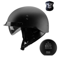 Vintage Motorcycle Helmet Open Face-Motorcycle Helmets-Golonzo