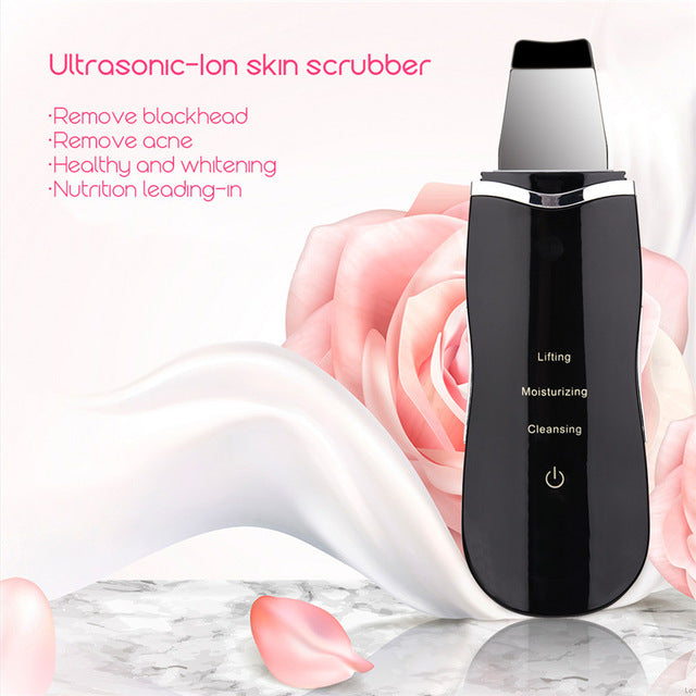 Ultrasonic Deep Face Cleaning Machine Skin Scrubber-Skin Care Tools-Golonzo
