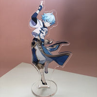 Genshin Impact Figure Stand Model Plate Desk Decor-keychain-Golonzo