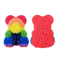 Teddy Bear of Rose - Luxury Rose Bear-Artificial flower-Golonzo