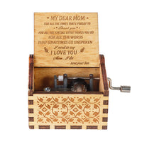 Modern Wooden Music Box Unique Mechanical Toy for Children-Music Boxes-Golonzo