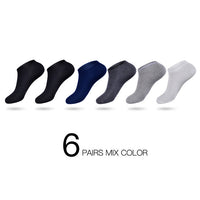 6Pairs Men Cotton Thin Breathable Socks-Socks-Golonzo