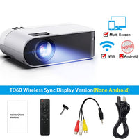 Mini Projector Portable WiFi Android 6.0 Home Cinema for 1080P Video-Projectors-Golonzo