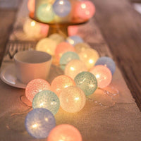 Holy Chirstmas Light-Cotton Ball (20 pcs )-Lighting Strings-Golonzo