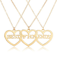 Best Friends Love Couple Necklace For Women Cut Animal Rabbit Rainbow-Necklace-Golonzo