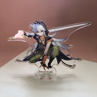 Genshin Impact Figure Stand Model Plate Desk Decor-keychain-Golonzo