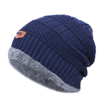 Fashion knitted Winter Hats - Thick and warm Soft Knitted Beanies-Hats-Golonzo