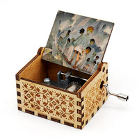 Modern Wooden Music Box Unique Mechanical Toy for Children-Music Boxes-Golonzo