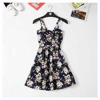 Off Shoulder Summer Beach Dress-Dresses-Golonzo