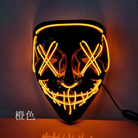 LED Halloween Mask Luminous Glow In The Dark-Masks-Golonzo