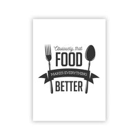 Kitchen Decor Food Quote Canvas Painting Wall Art-paint-Golonzo