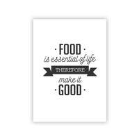 Kitchen Decor Food Quote Canvas Painting Wall Art-paint-Golonzo