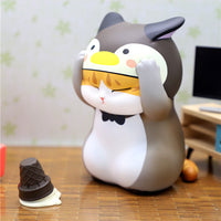 Piggy Bank Distressed Cat Limited Edition Orange Cat Version-Penguin Version-Piggy Banks & Money Jars-Golonzo