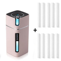 Portable Mini Humidifier Wood Grain 300ML Ultrasonic Car-Air Conditioner-Golonzo