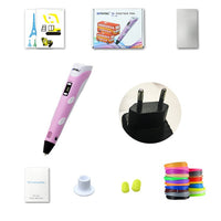 3D Printing Pen Led Screen Filament Creative Toy-3D Pen-Golonzo