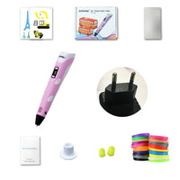 3D Printing Pen Led Screen Filament Creative Toy-3D Pen-Golonzo