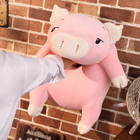 Hot Ultra Soft Squishy Giant Piggy Doll Lying Sleepy Plush Animal Toy-Stuffed Animals-Golonzo