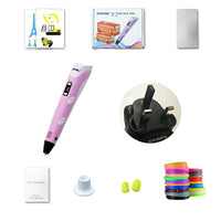 3D Printing Pen Led Screen Filament Creative Toy-3D Pen-Golonzo