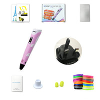 3D Printing Pen Led Screen Filament Creative Toy-3D Pen-Golonzo