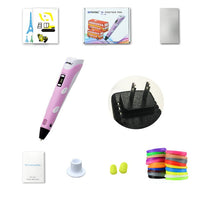 3D Printing Pen Led Screen Filament Creative Toy-3D Pen-Golonzo